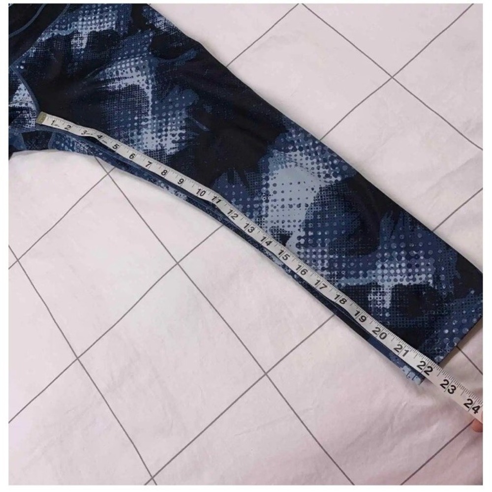 Athleta Electric Sonar Capri Leggings Womens XS Blue‎ Gym Active Athletic 152878 - Picture 5 of 12